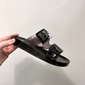 ❤️BRAND NEW FROM MY BOUTIQUE❤️ SODA Buckle Jelly Womens Slide Sandals